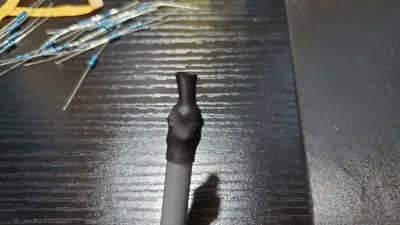 終端抵抗を防水処理した図